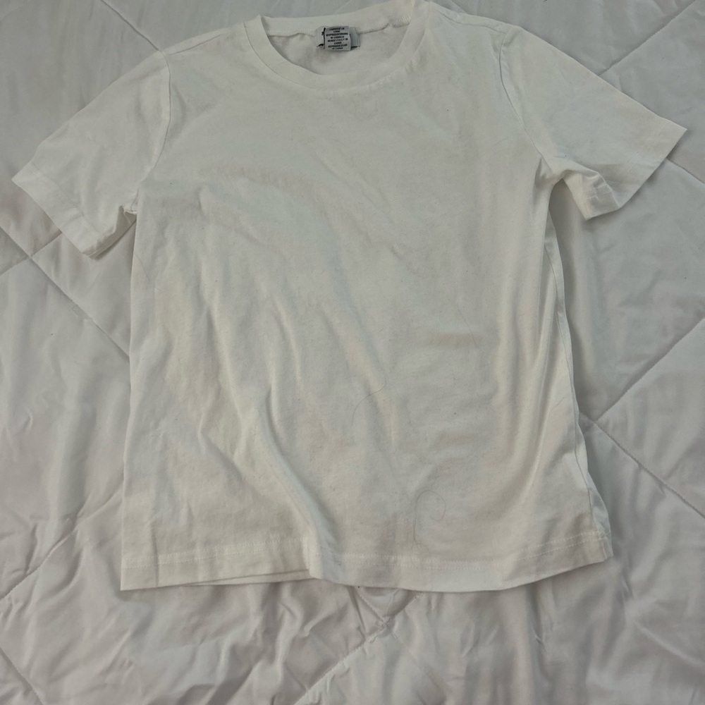 Song of Style Men's White Short Sleeve Crewneck Tee